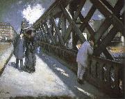 Study of pier Gustave Caillebotte